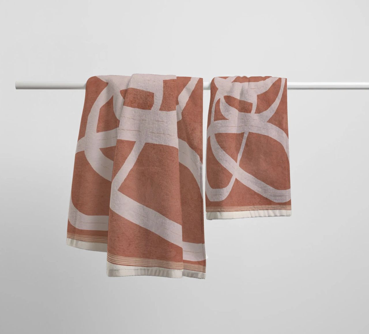 Abstract Flow I asciugamano da bagno da Flow Line