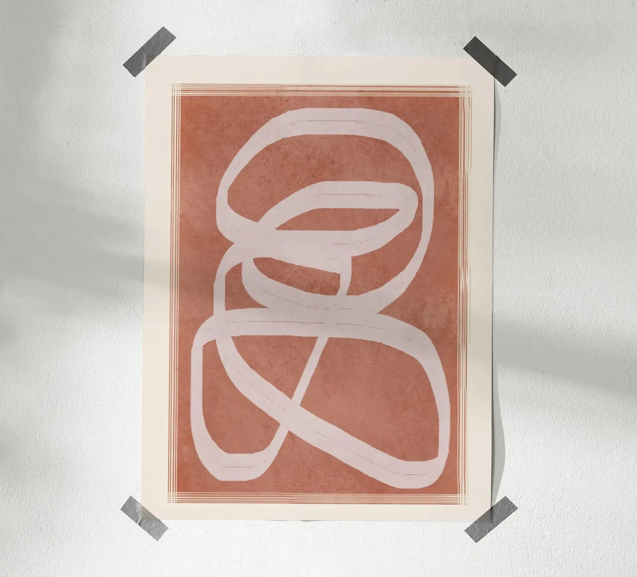 Abstract Flow I carta hahnemühle da Flow Line