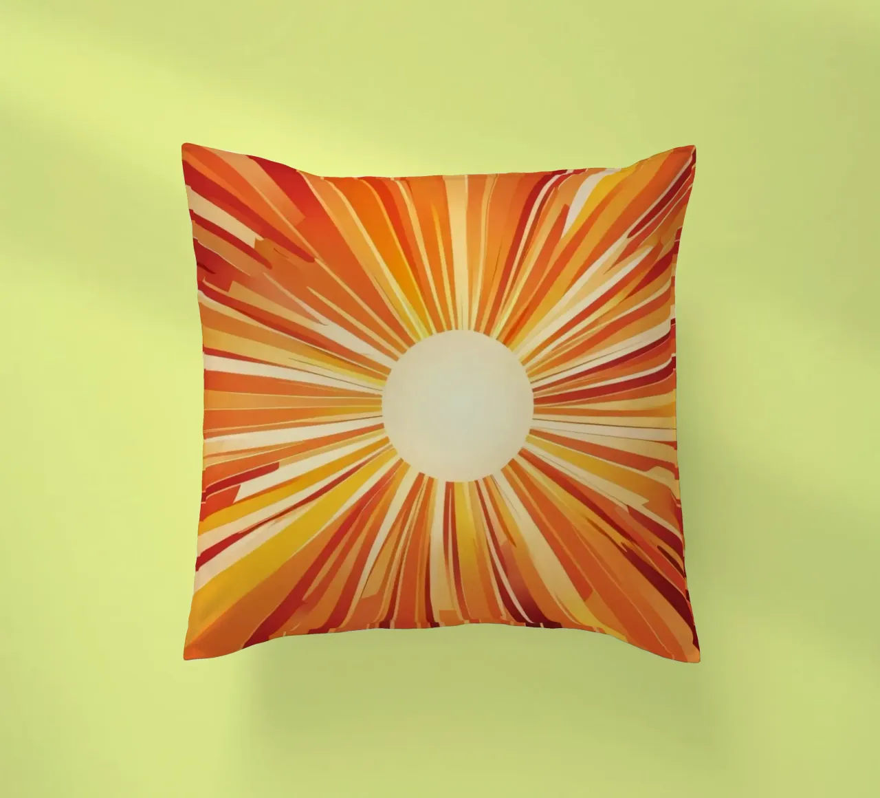 Luminoso sfondo astratto con colori moderni e radiosi cuscino da DesignDoodle