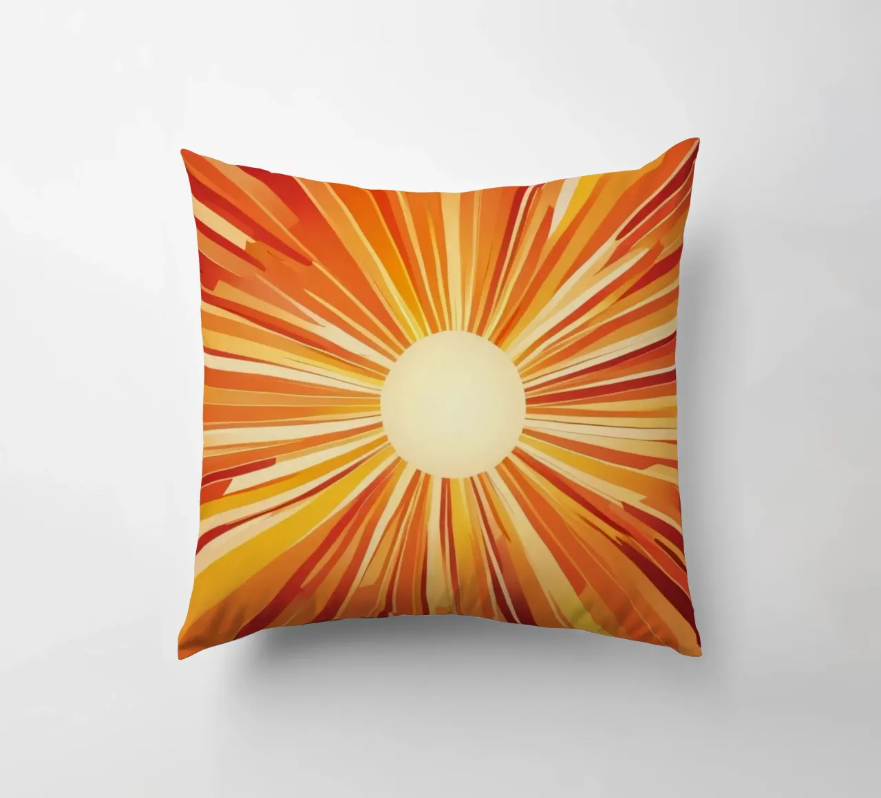 Luminoso sfondo astratto con colori moderni e radiosi cuscino da DesignDoodle