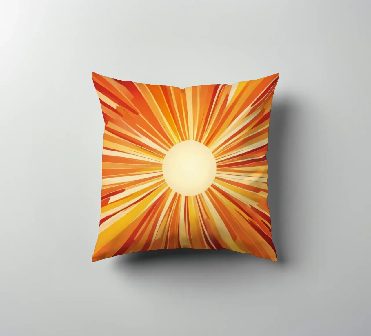 Luminoso sfondo astratto con colori moderni e radiosi cuscino da DesignDoodle