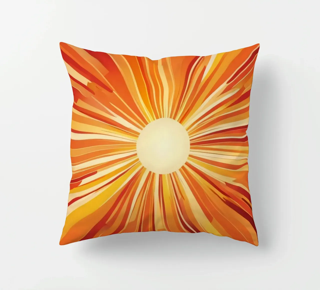 Luminoso sfondo astratto con colori moderni e radiosi cuscino da DesignDoodle