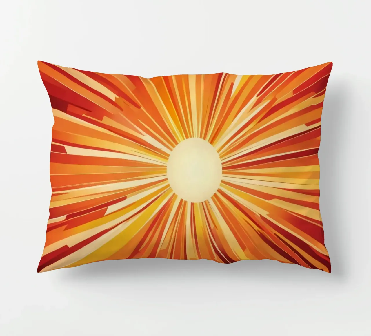 Luminoso sfondo astratto con colori moderni e radiosi cuscino da DesignDoodle