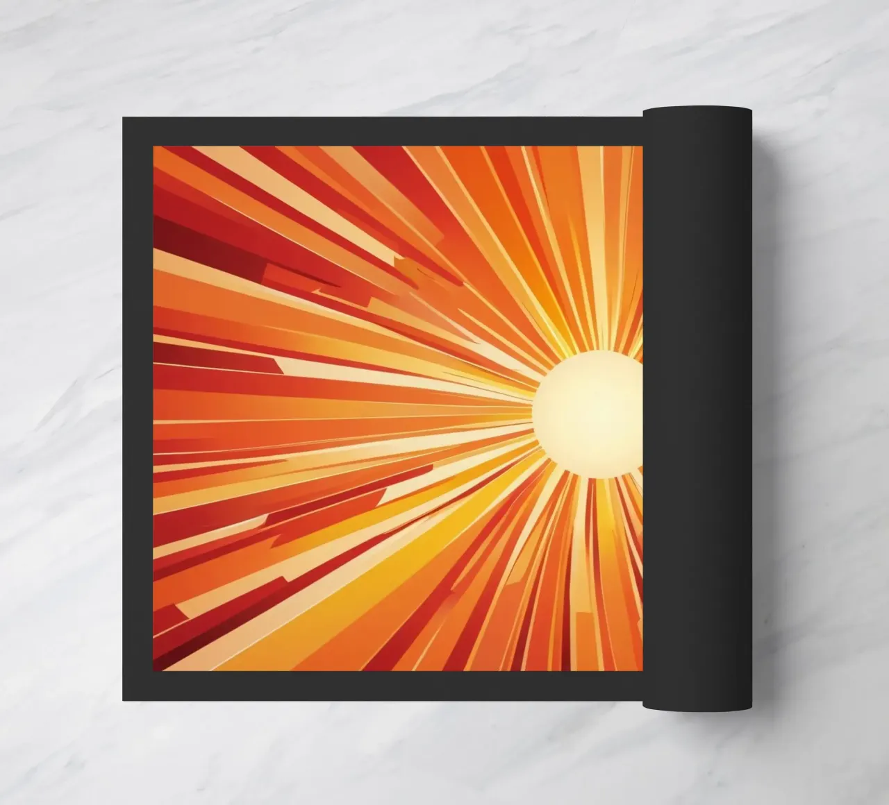 Luminoso sfondo astratto con colori moderni e radiosi zerbino da DesignDoodle