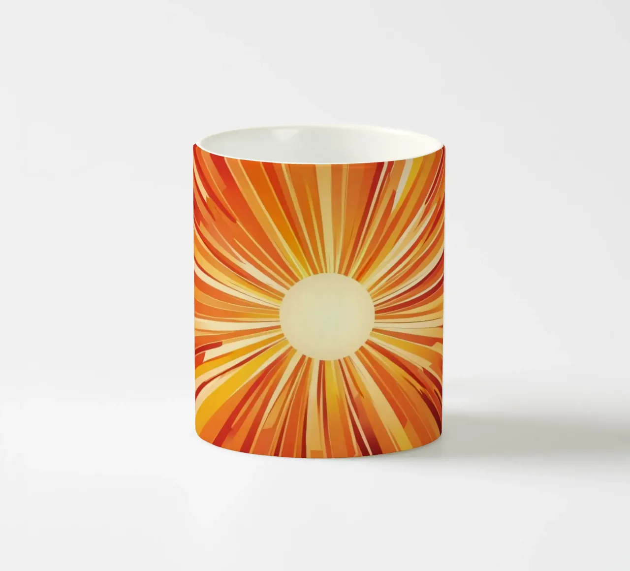 Luminoso sfondo astratto con colori moderni e radiosi tazza in ceramica da DesignDoodle