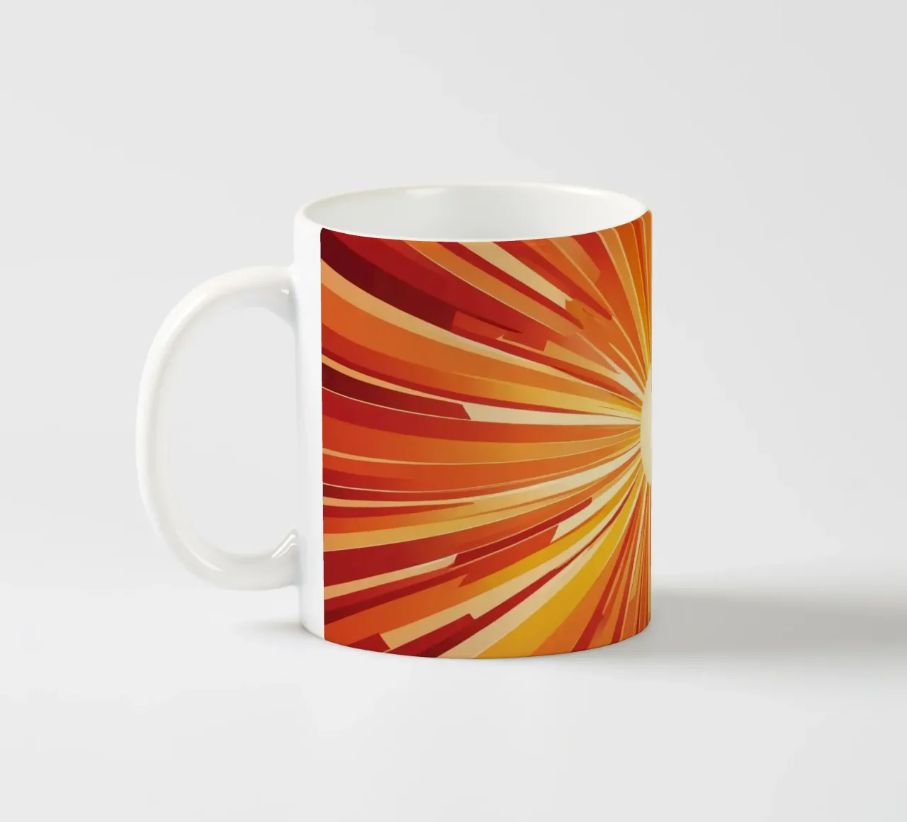 Luminoso sfondo astratto con colori moderni e radiosi tazza in ceramica da DesignDoodle