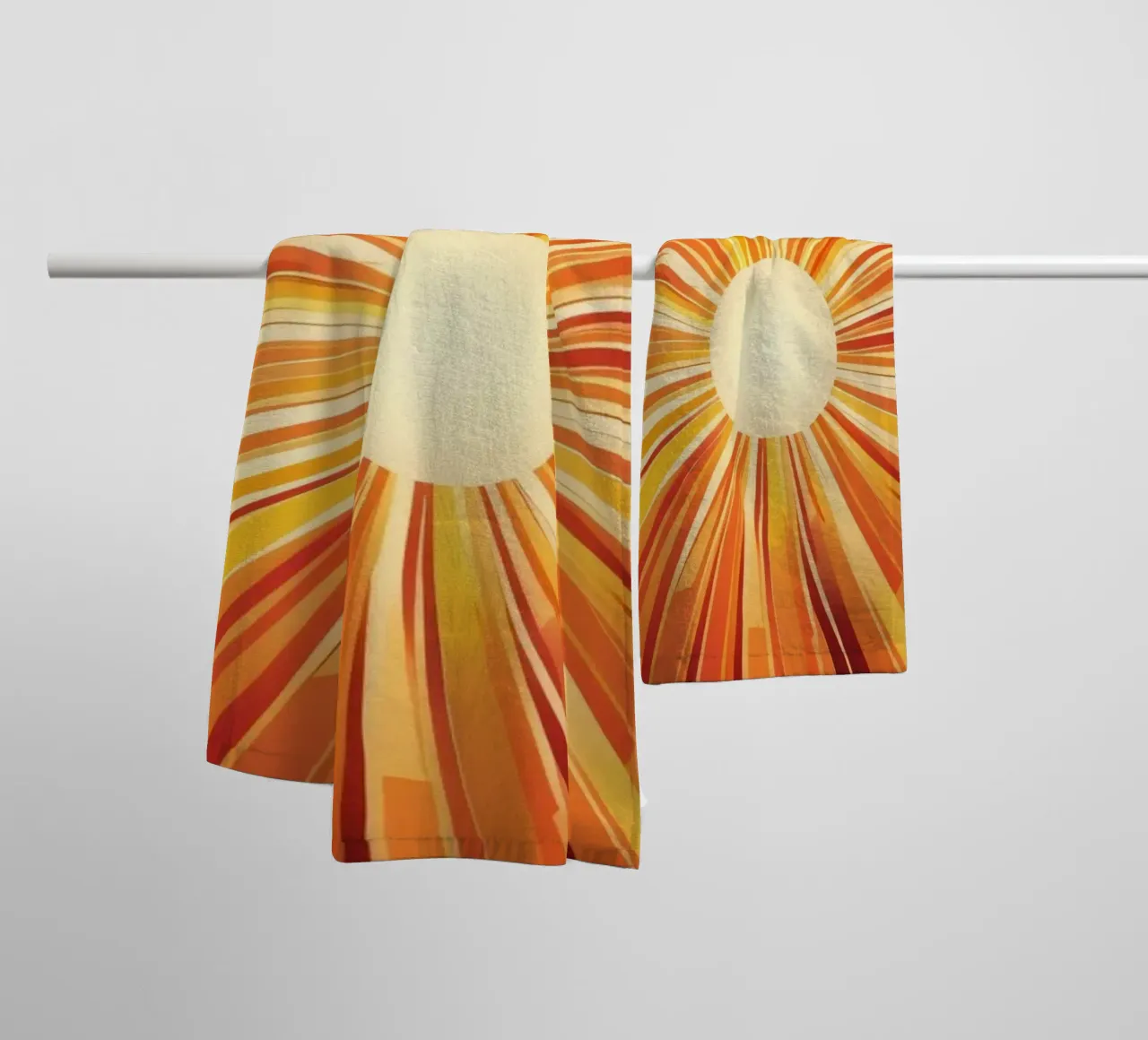 Luminoso sfondo astratto con colori moderni e radiosi asciugamano da bagno da DesignDoodle