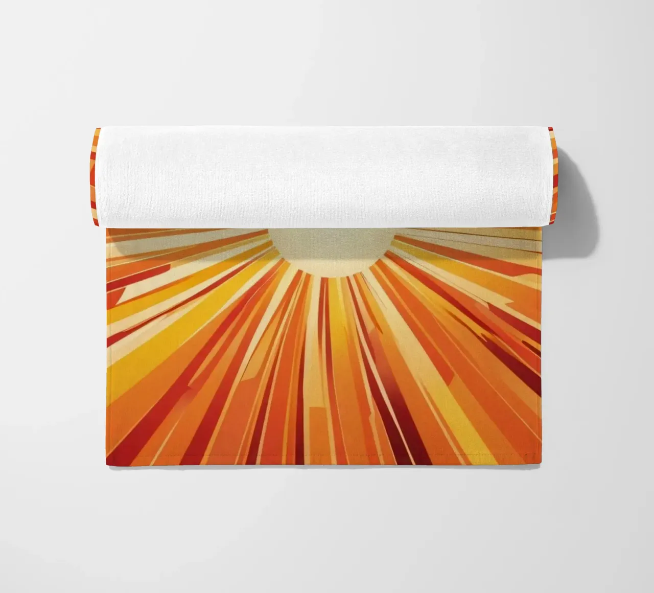 Luminoso sfondo astratto con colori moderni e radiosi telo mare da DesignDoodle