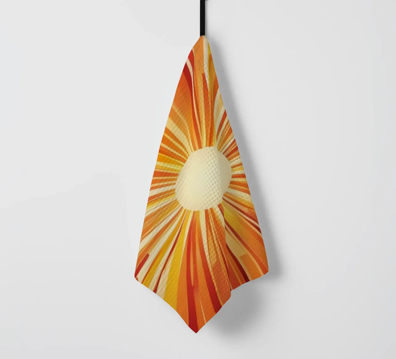 Bright abstract background with radiant modern colors tea towel by DesignDoodle