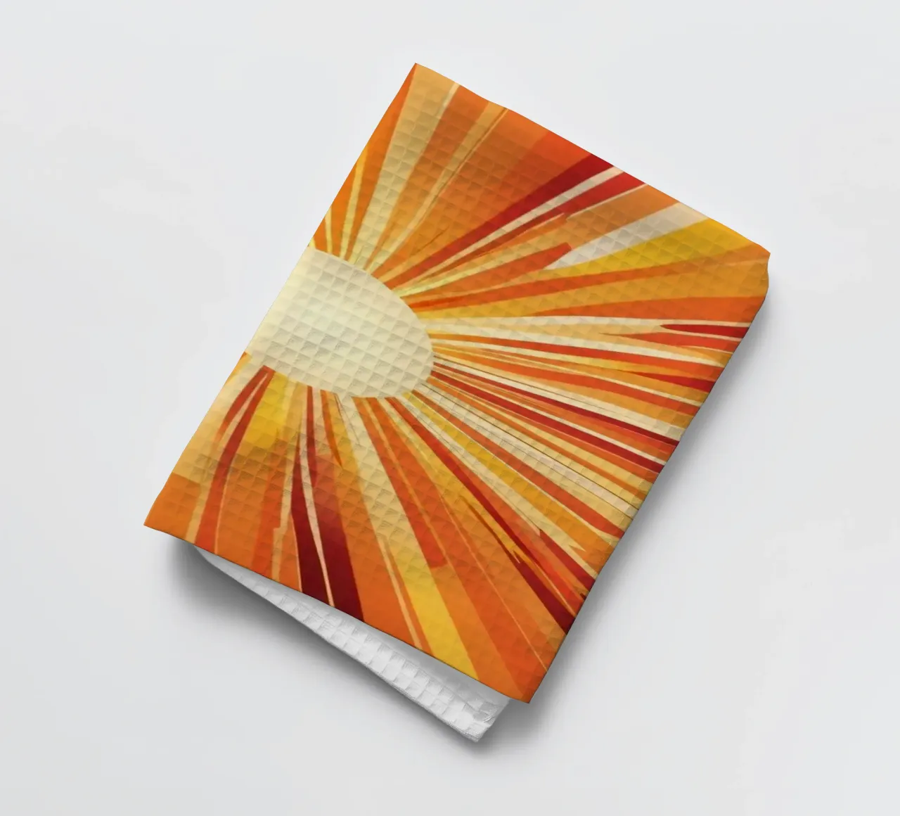 Bright abstract background with radiant modern colors tea towel by DesignDoodle