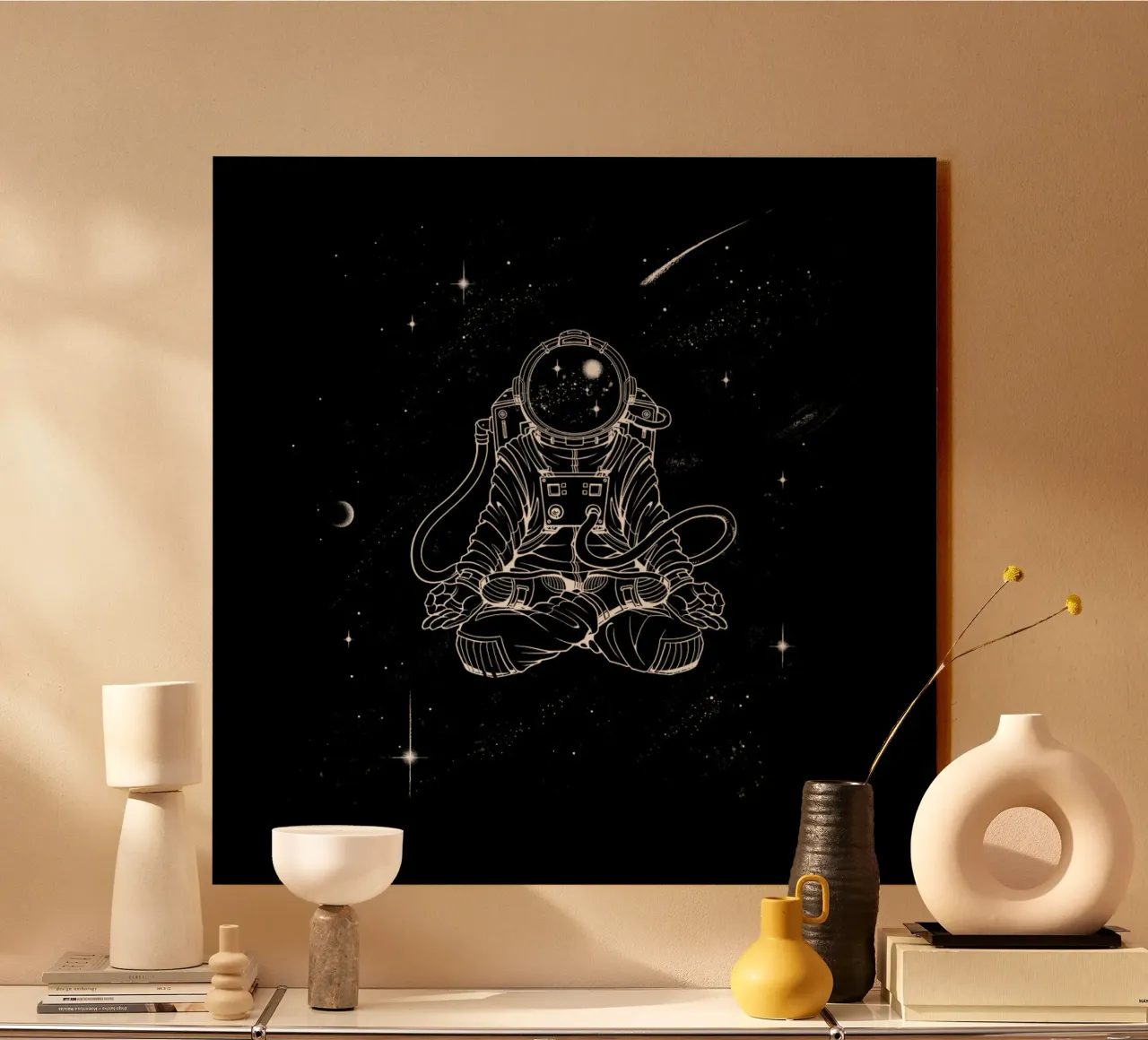 Zen Astronaut plexiglass da Tobe Fonseca