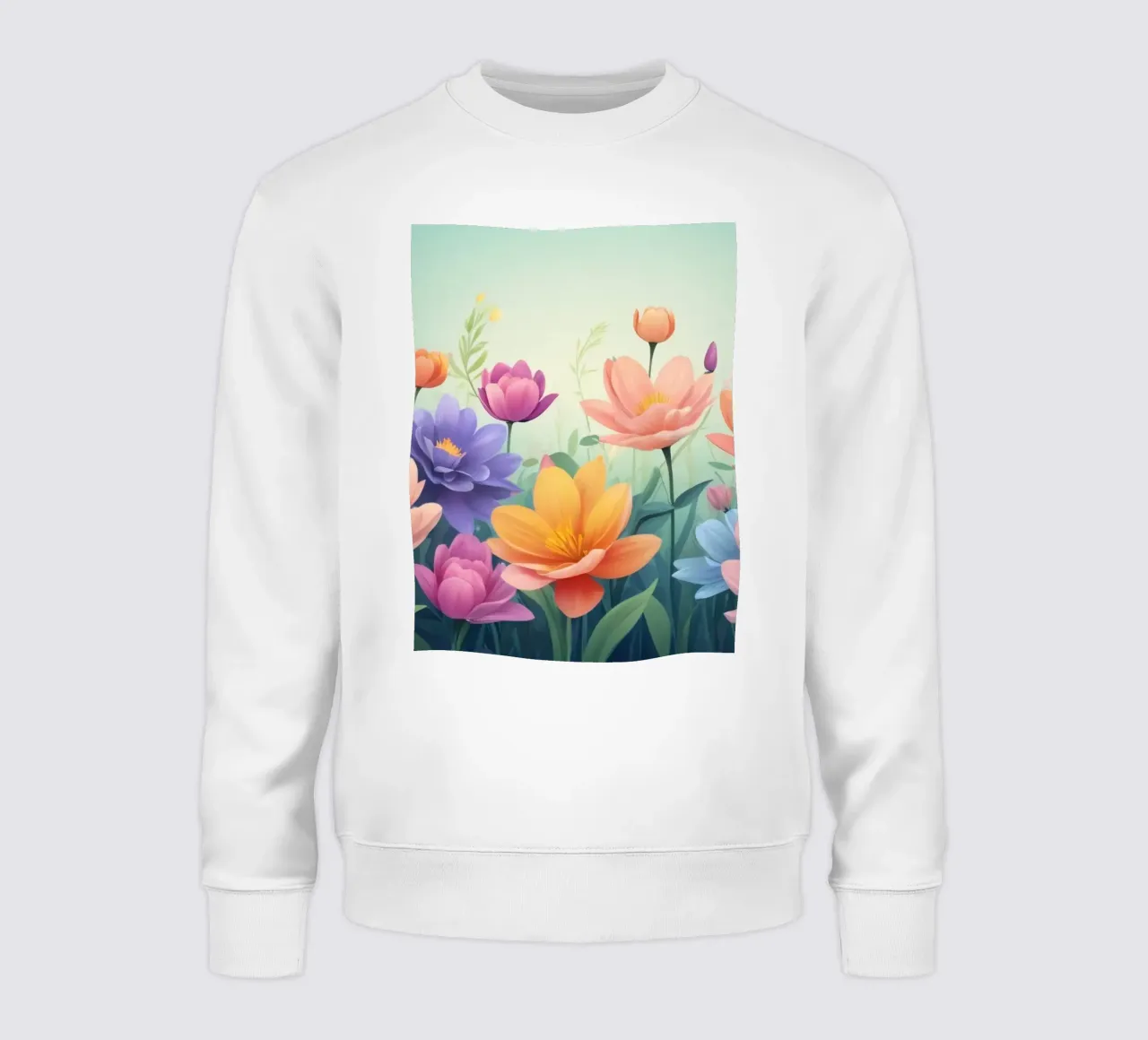 design floreale con una rilassante composizione di fiori felpa da DesignDoodle