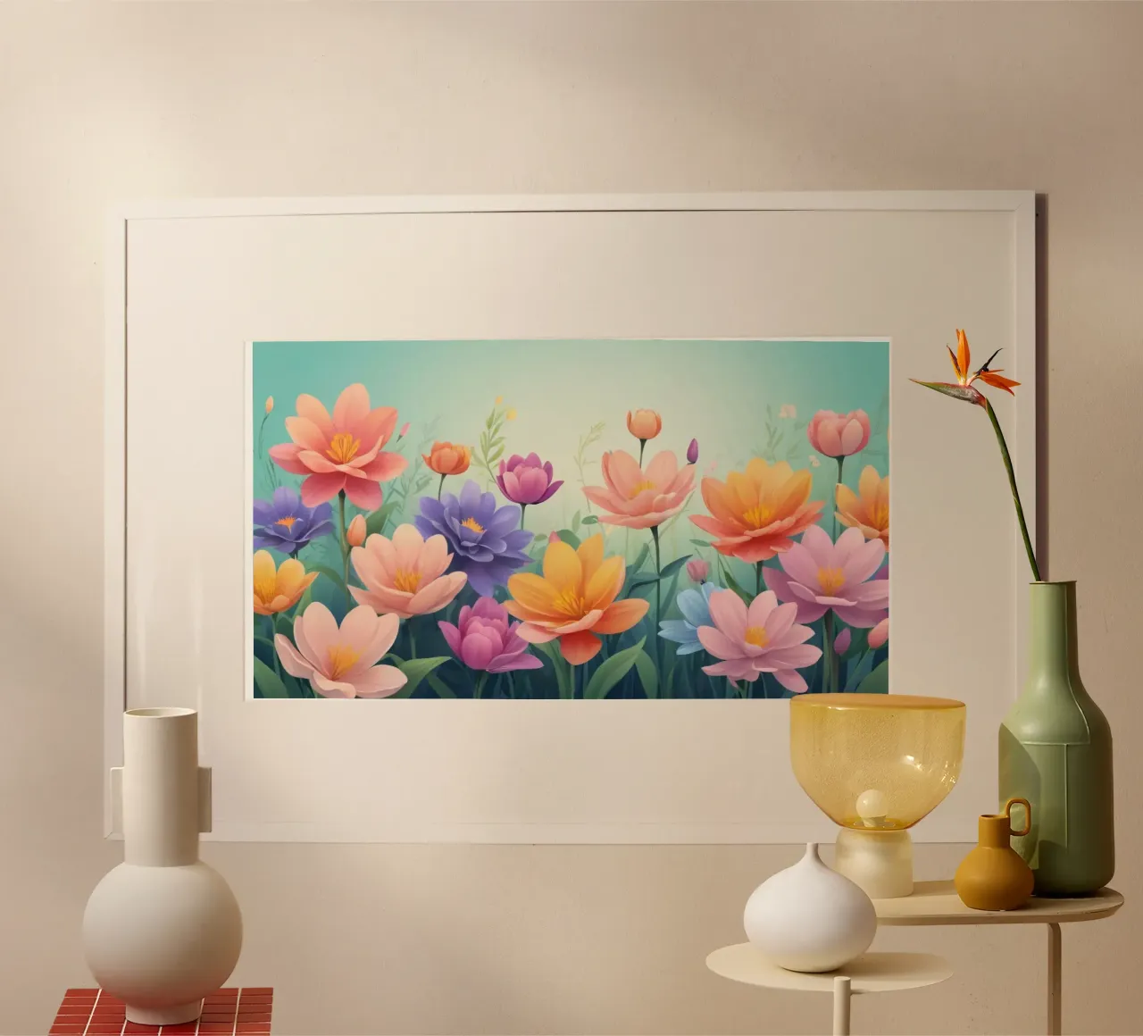 design floreale con una rilassante composizione di fiori carta hahnemühle da DesignDoodle