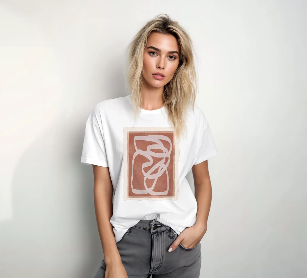 Abstract Flow II t-shirt da Flow Line