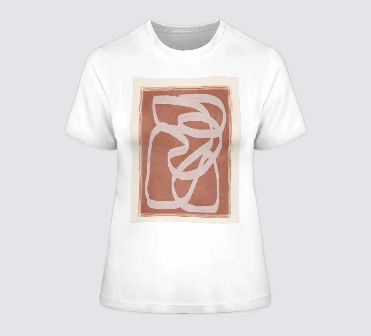 Abstract Flow II t-shirt da donna da Flow Line