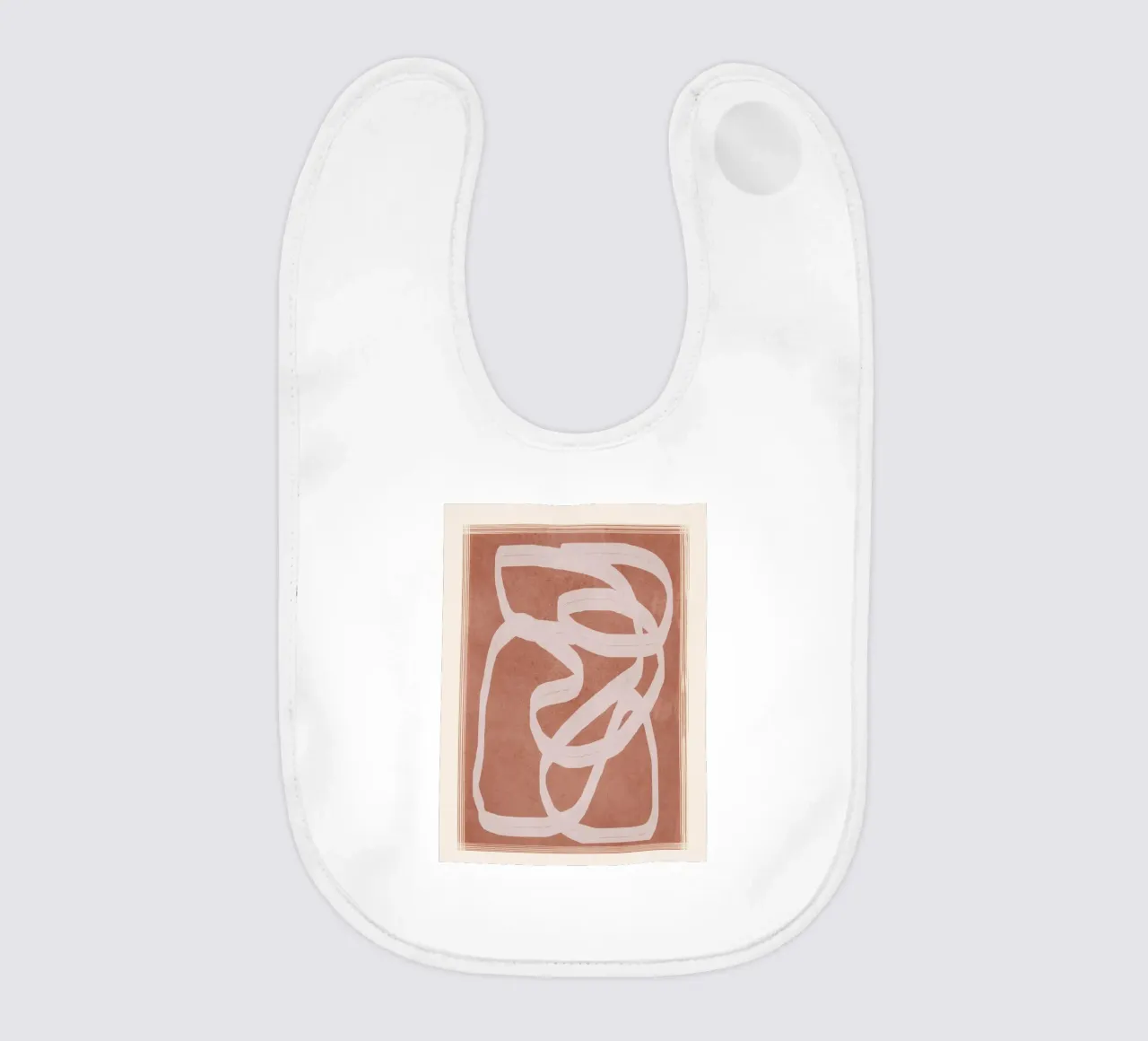 Abstract Flow II baby bib by Flow Line