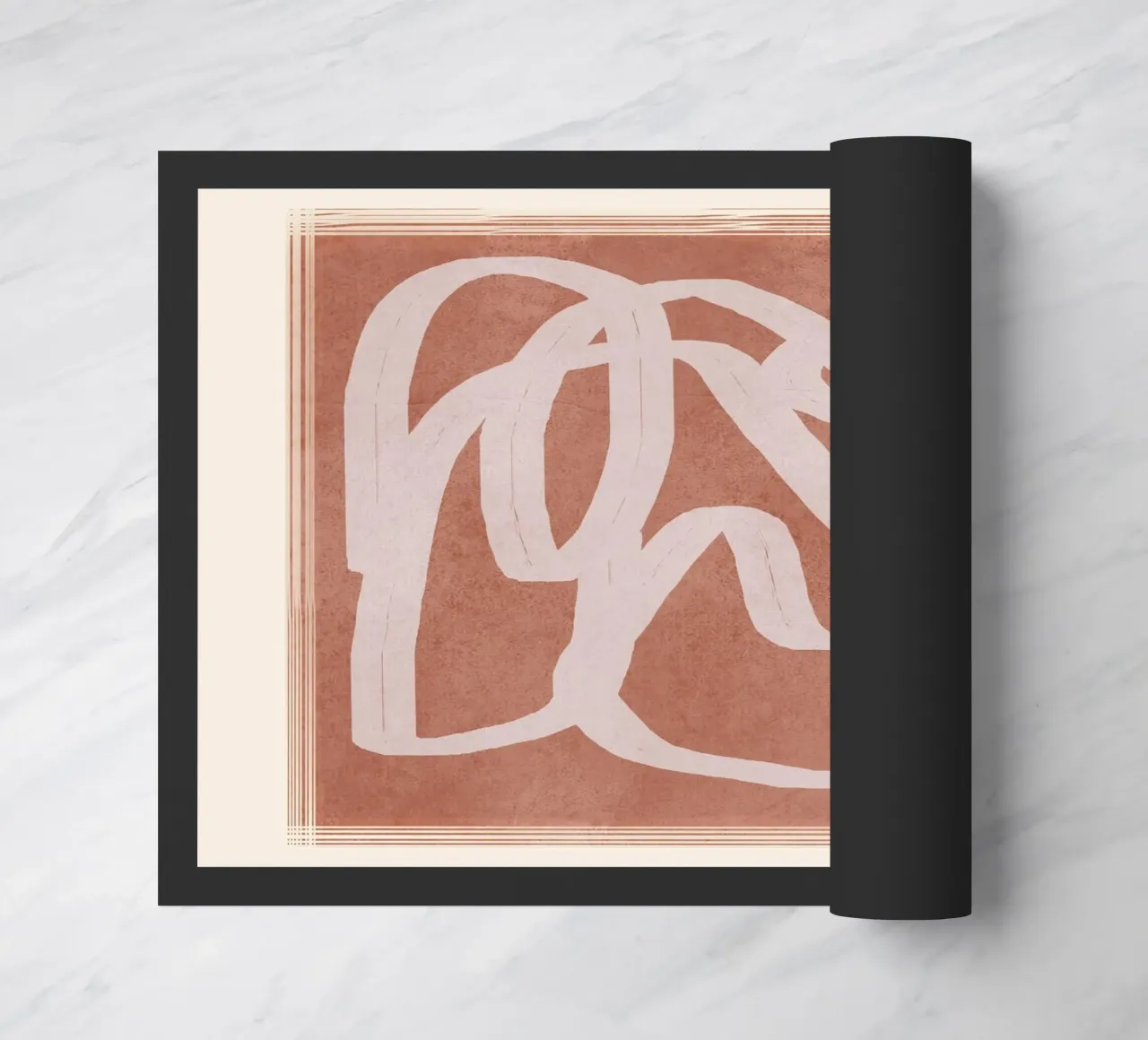 Abstract Flow II doormat by Flow Line