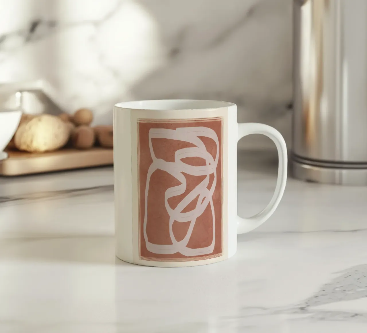 Abstract Flow II mug en céramique de Flow Line