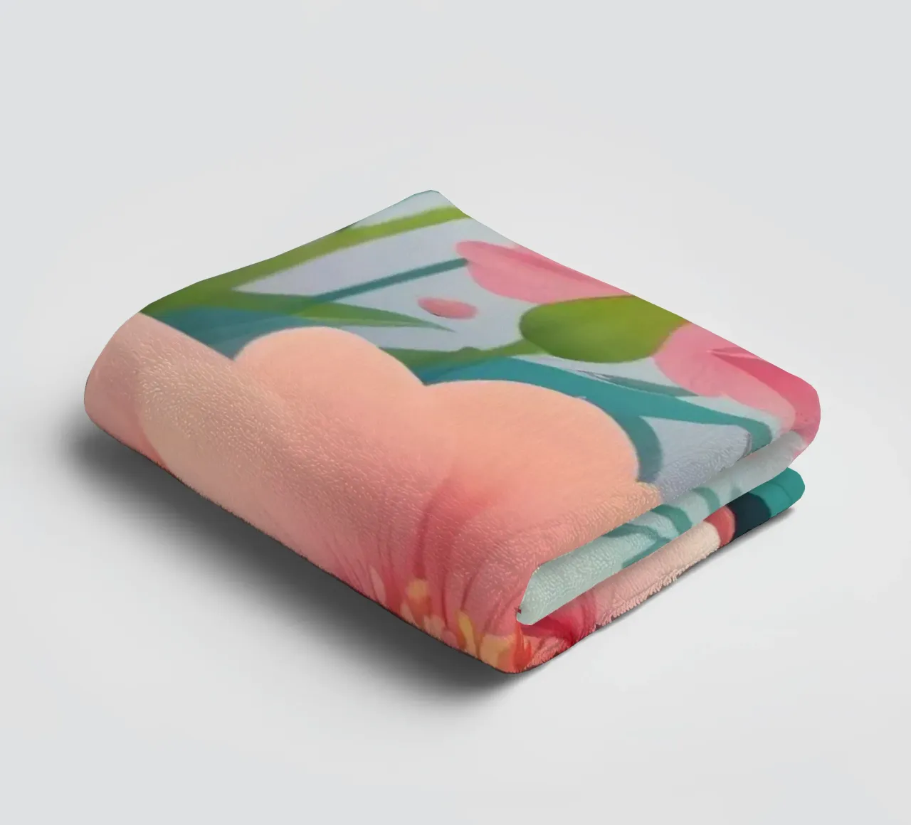 Composizione floreale colorata con tenui tonalità pastello asciugamano da bagno da DesignDoodle
