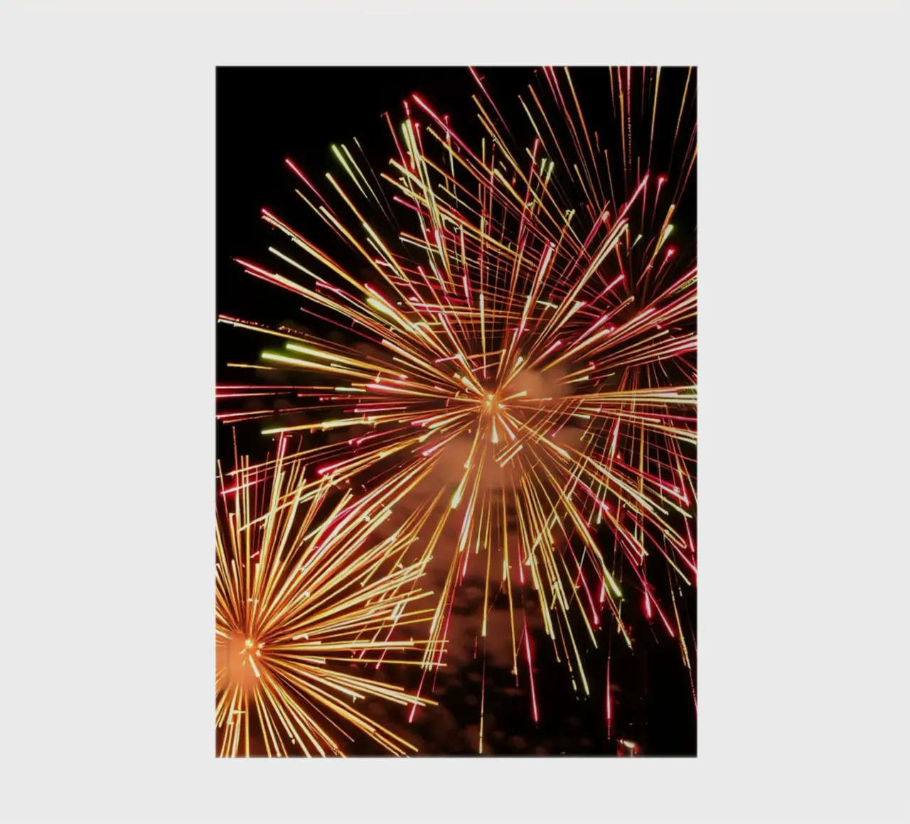 fireworks illuminate the night sky in a spectacular display notebook by DesignDoodle