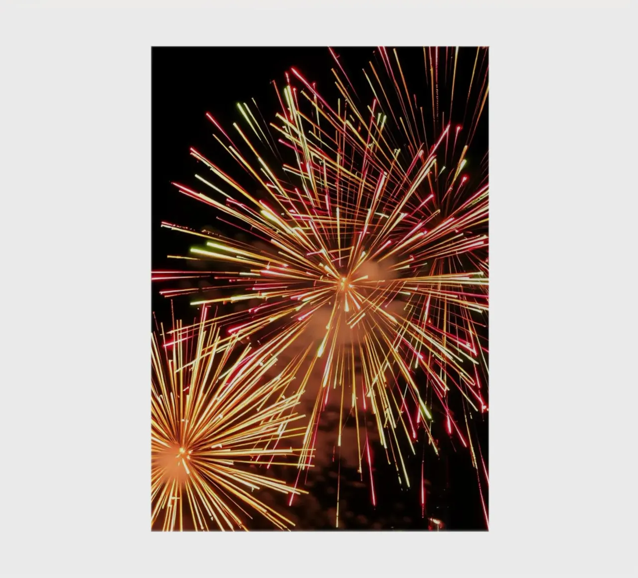 fireworks illuminate the night sky in a spectacular display notebook by DesignDoodle