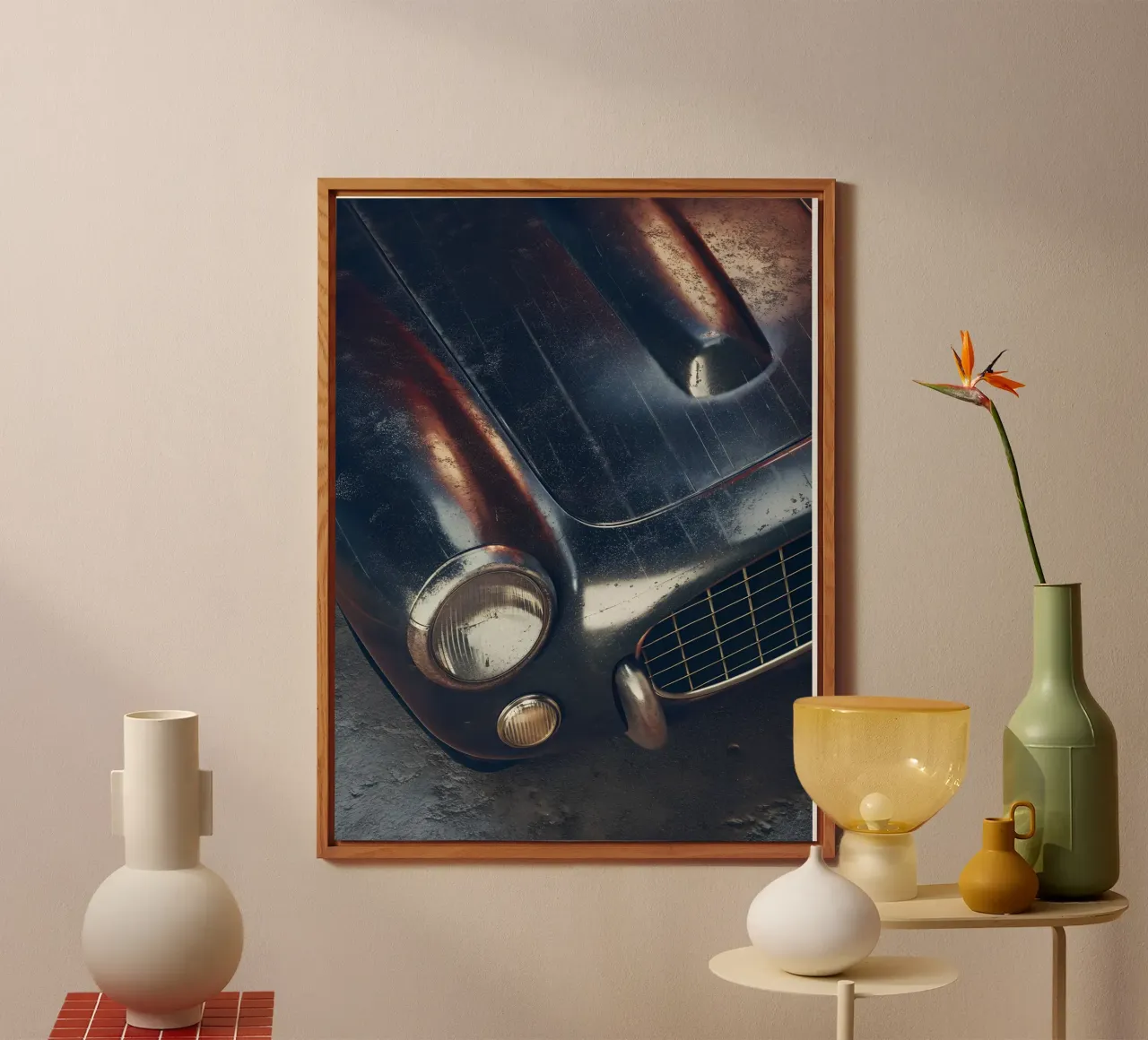 Auto d'epoca Drak Vibes alluminio dibond da CAR EDITION