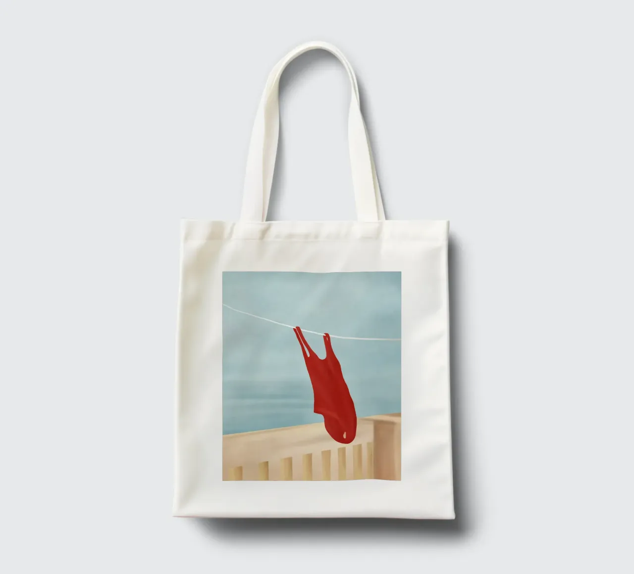 Bathing Suit tote bag by Flow Line
