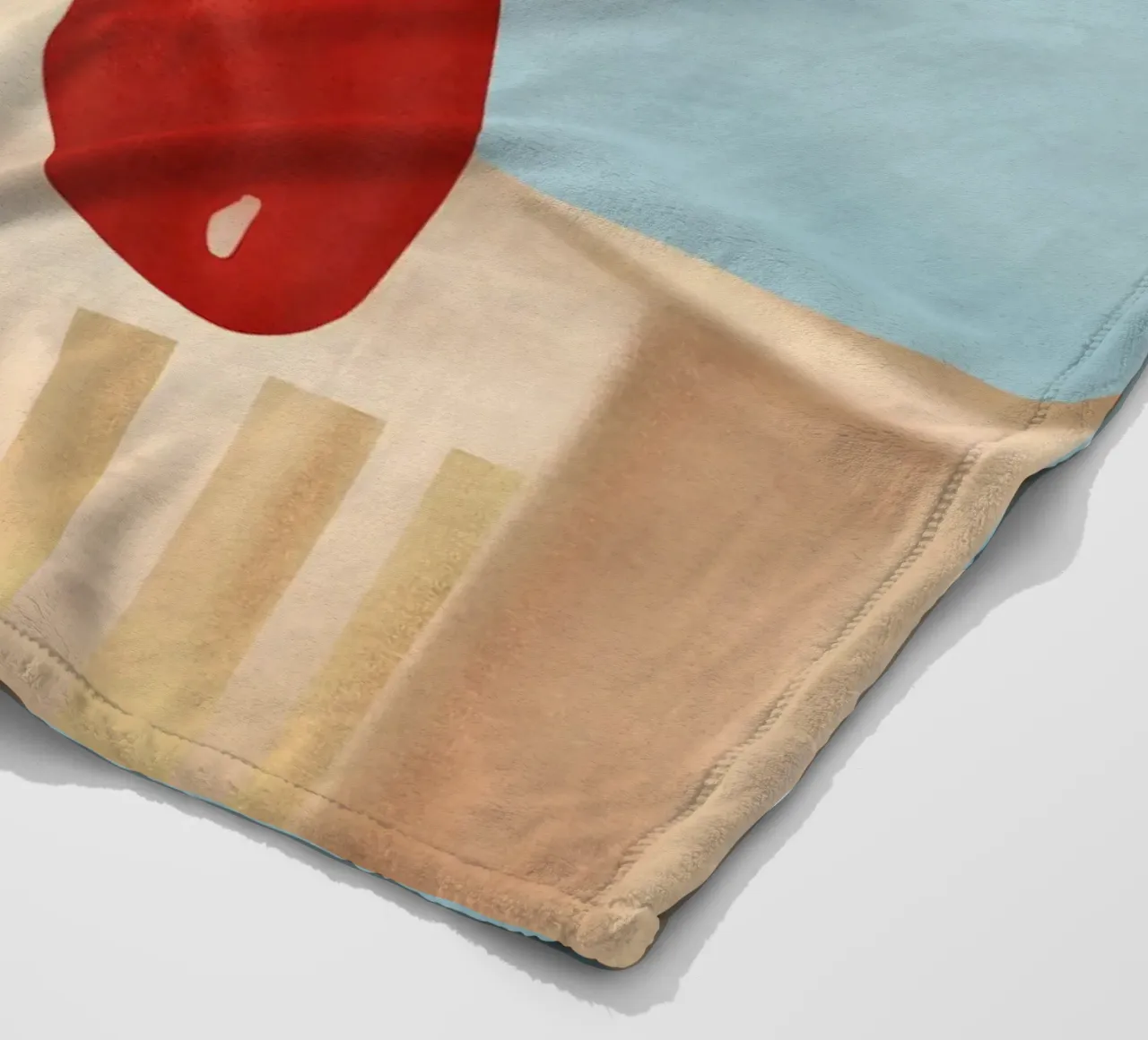Bathing Suit fleece blanket by Flow Line