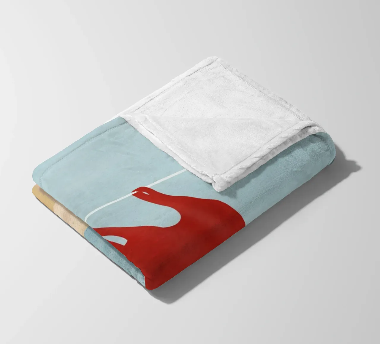 Bathing Suit fleece blanket by Flow Line