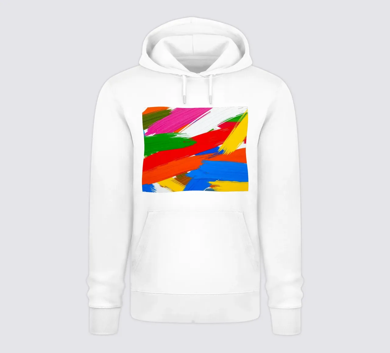 pennellate vivaci ed estro artistico felpa con cappuccio da DesignDoodle