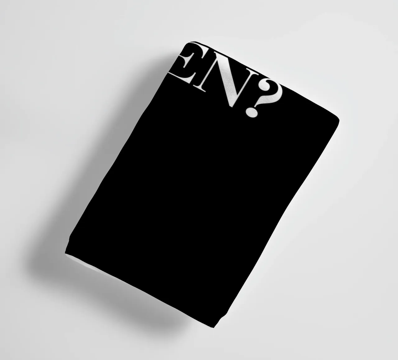 If Not Now When Design typographique motivant serviette de bain de THE MOTIVATED TYPE