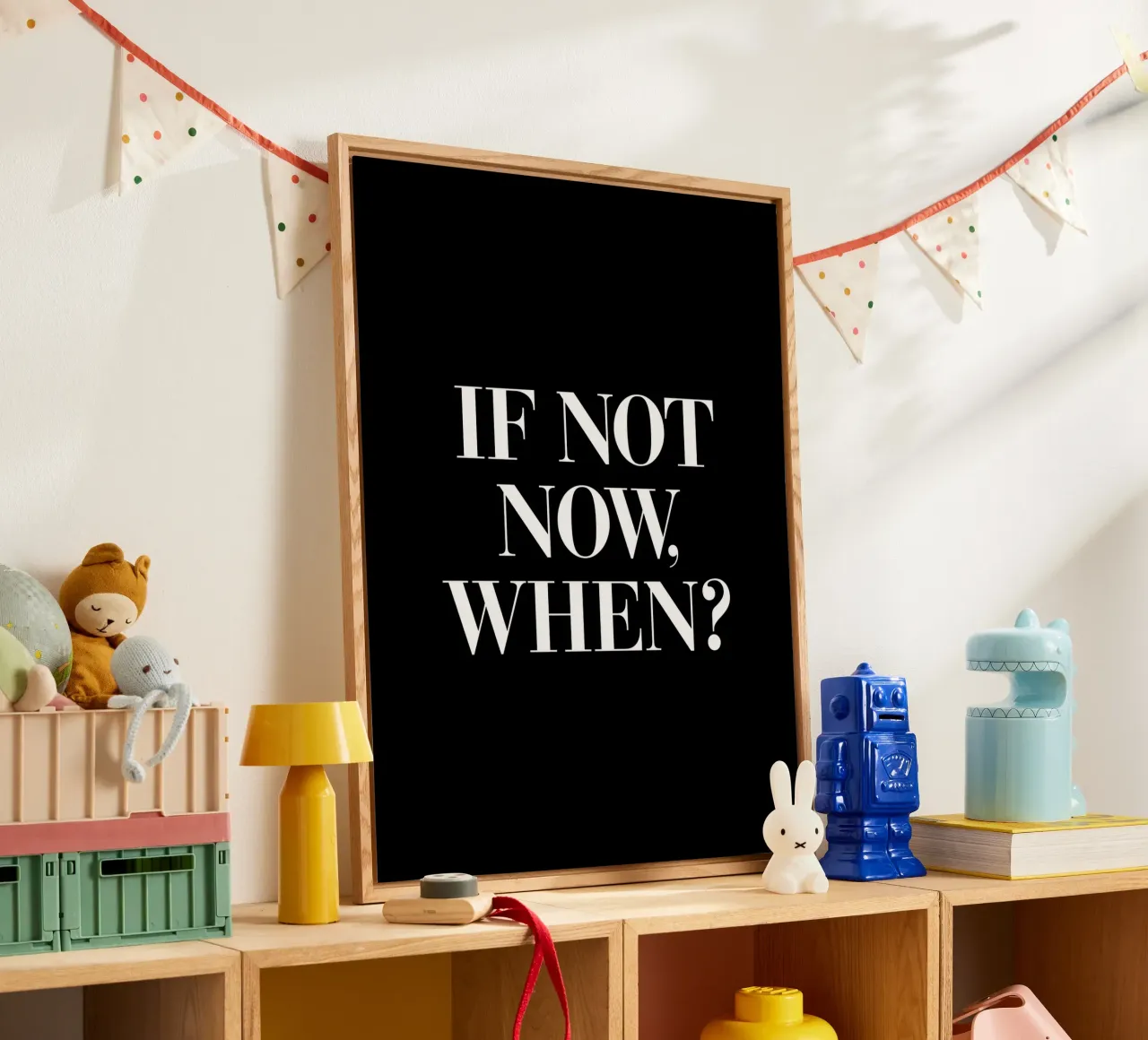 Se non ora Quando motivare il design tipografico plexiglass da THE MOTIVATED TYPE