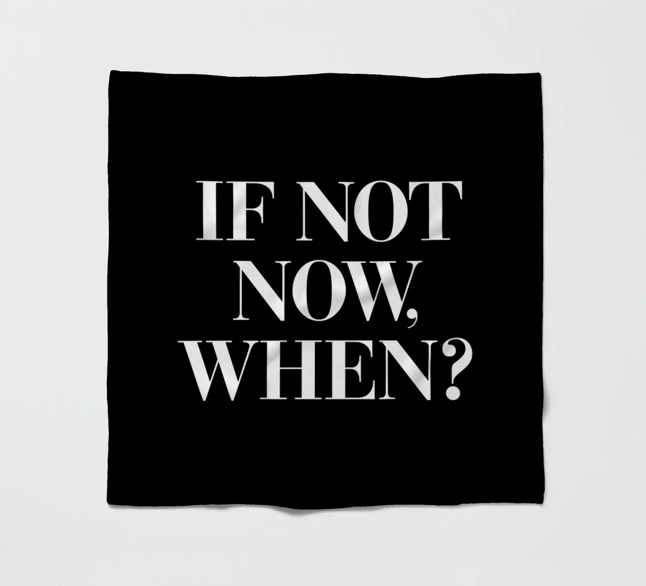Se non ora Quando motivare il design tipografico coperta in pile da THE MOTIVATED TYPE