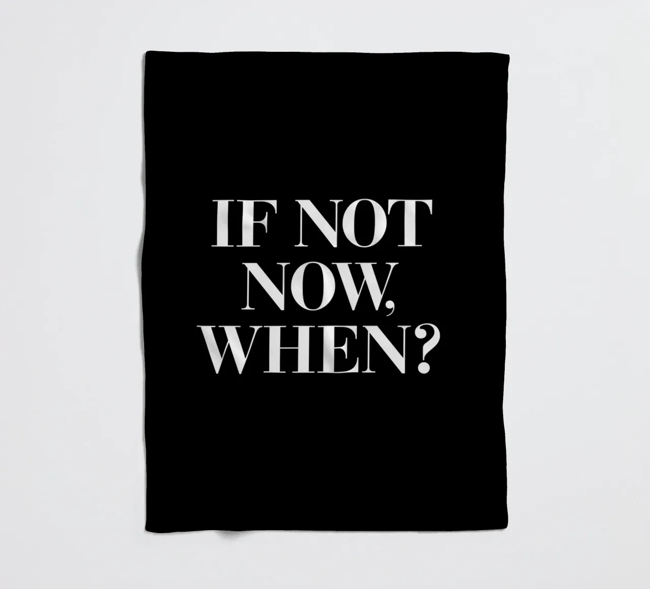 Se non ora Quando motivare il design tipografico coperta in pile da THE MOTIVATED TYPE