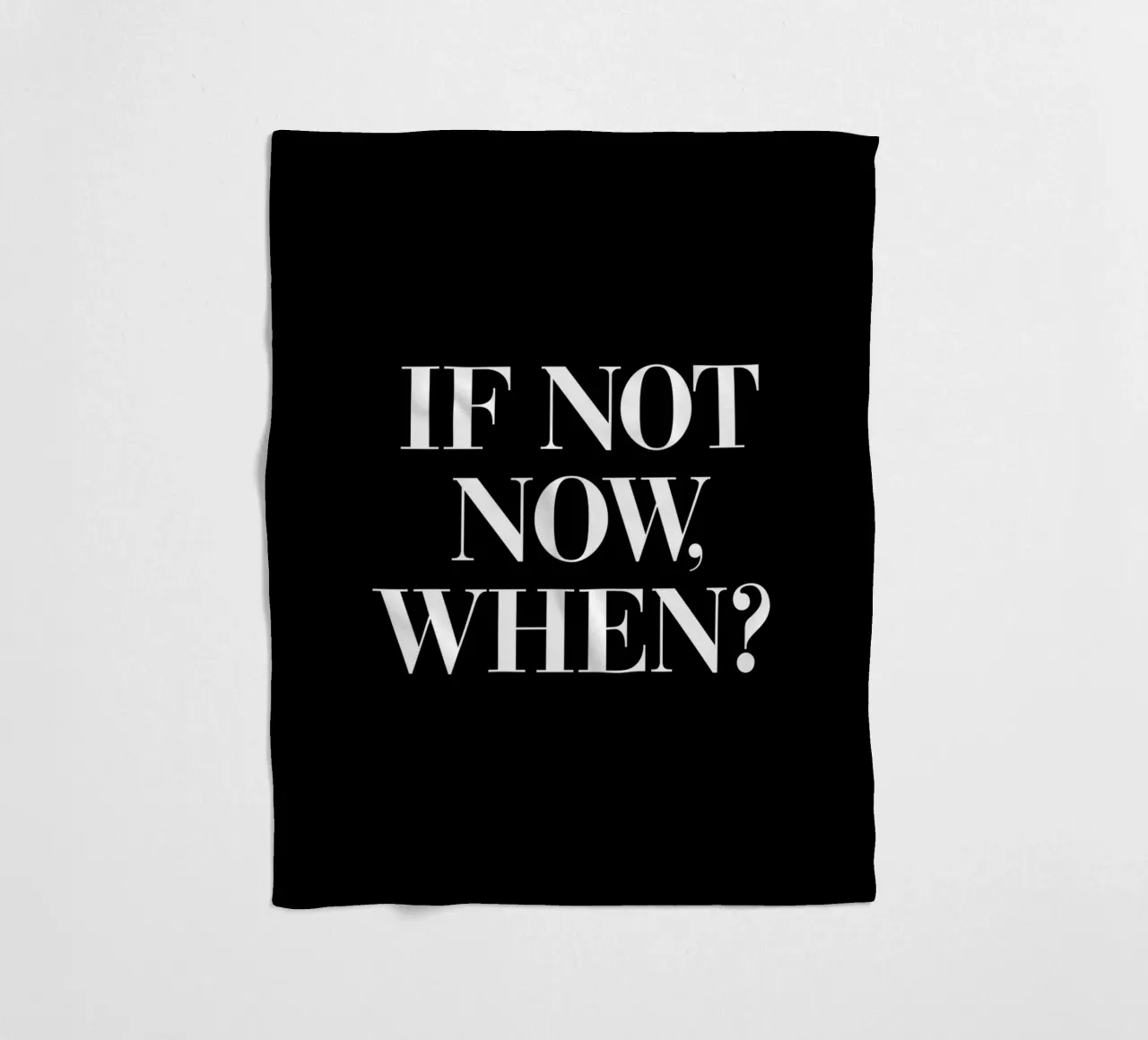 Se non ora Quando motivare il design tipografico coperta in pile da THE MOTIVATED TYPE