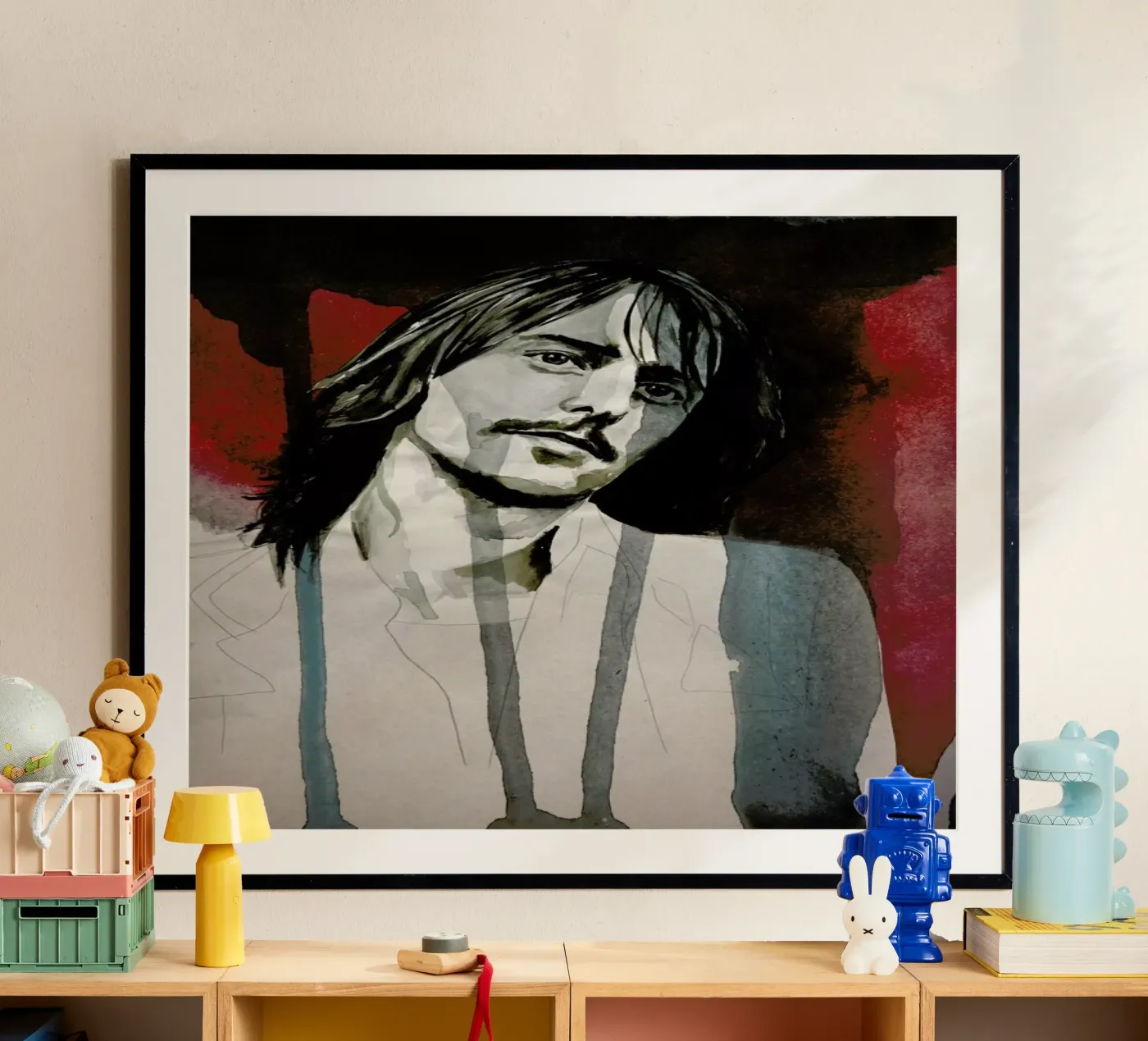 Rio Reiser poster van David Diehl