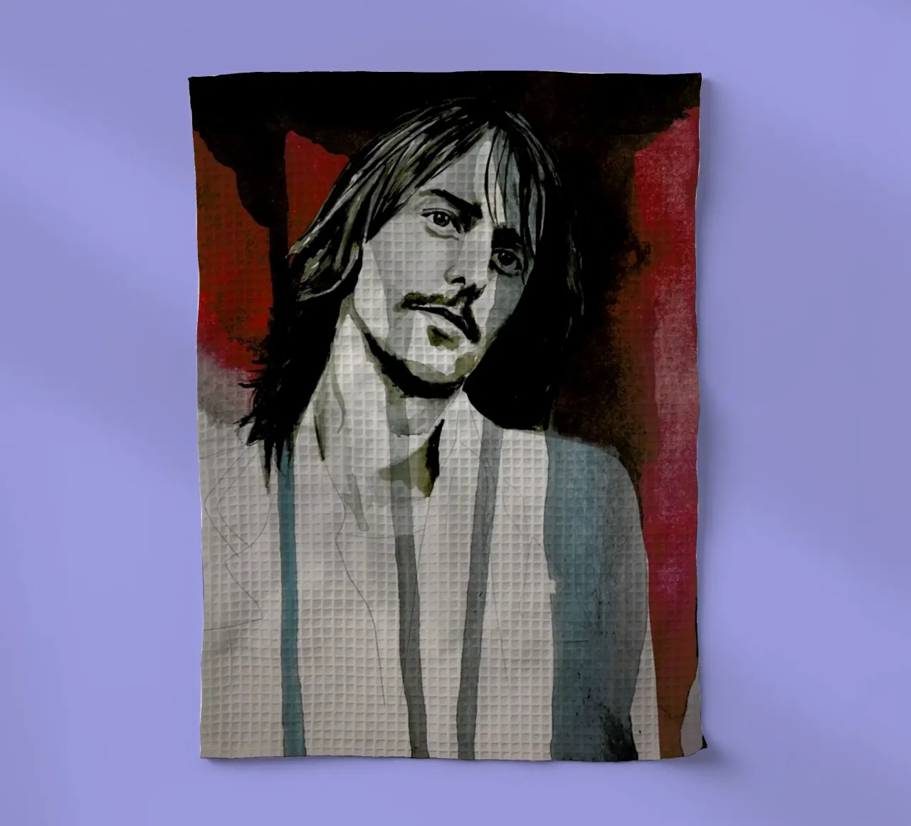 Rio Reiser tea towel by David Diehl