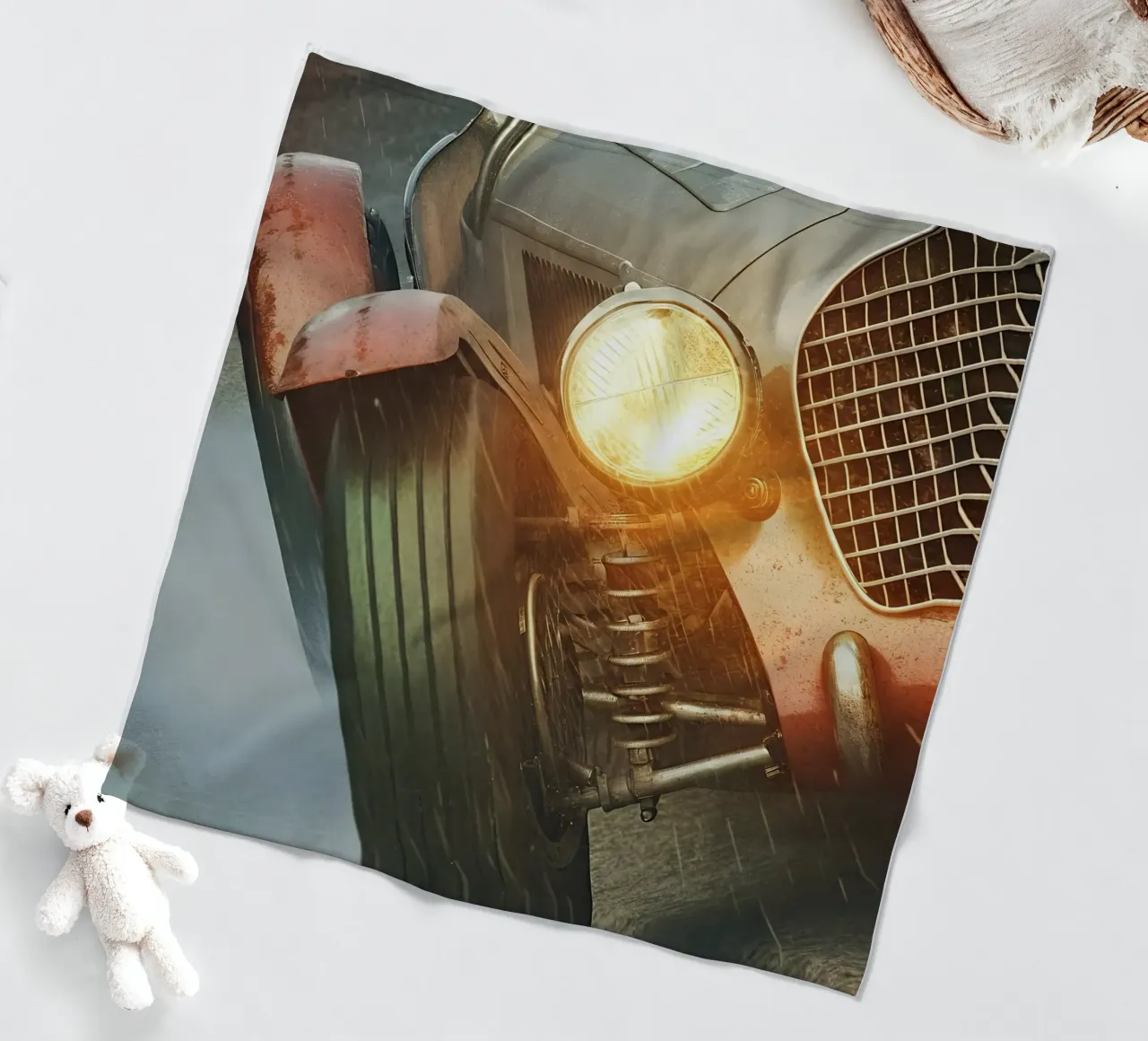 Auto d'epoca Drak Vibes coperta in pile da CAR EDITION