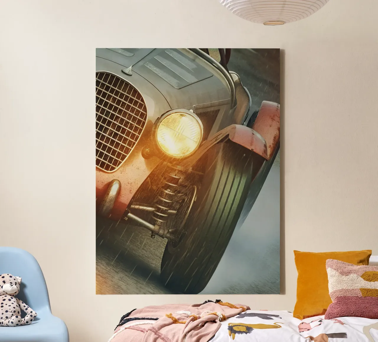 Auto d'epoca Drak Vibes tela con Cornice a cassetta da CAR EDITION