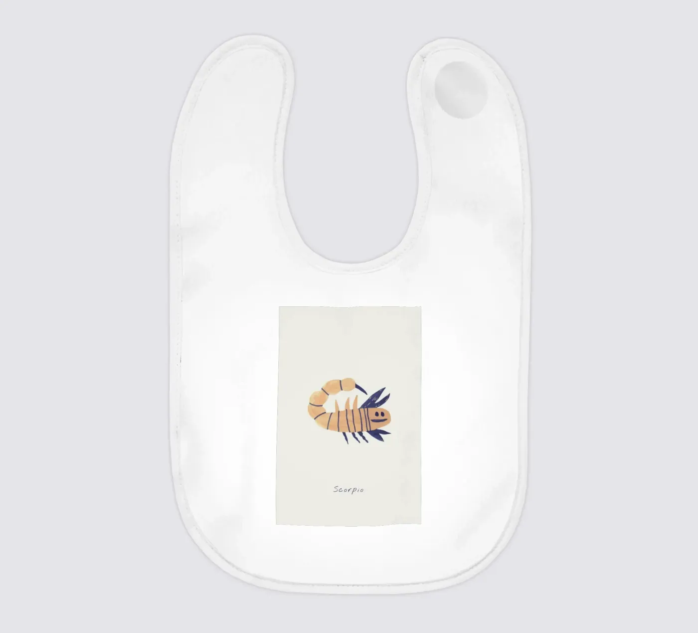 Scorpio Babylätzchen von Little Flourishes