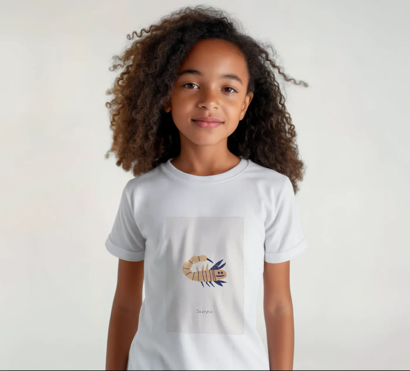 Scorpio t-shirt bambini da Little Flourishes