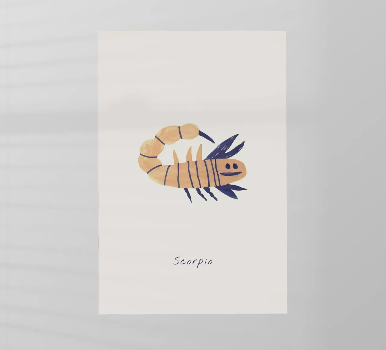 Scorpio pellicola backlit da Little Flourishes