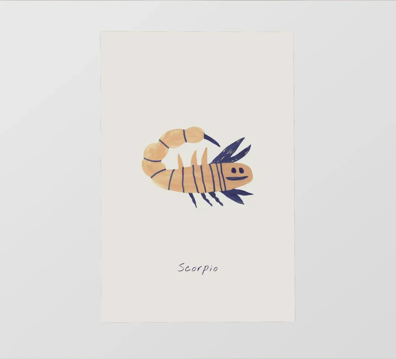 Scorpio pellicola backlit da Little Flourishes