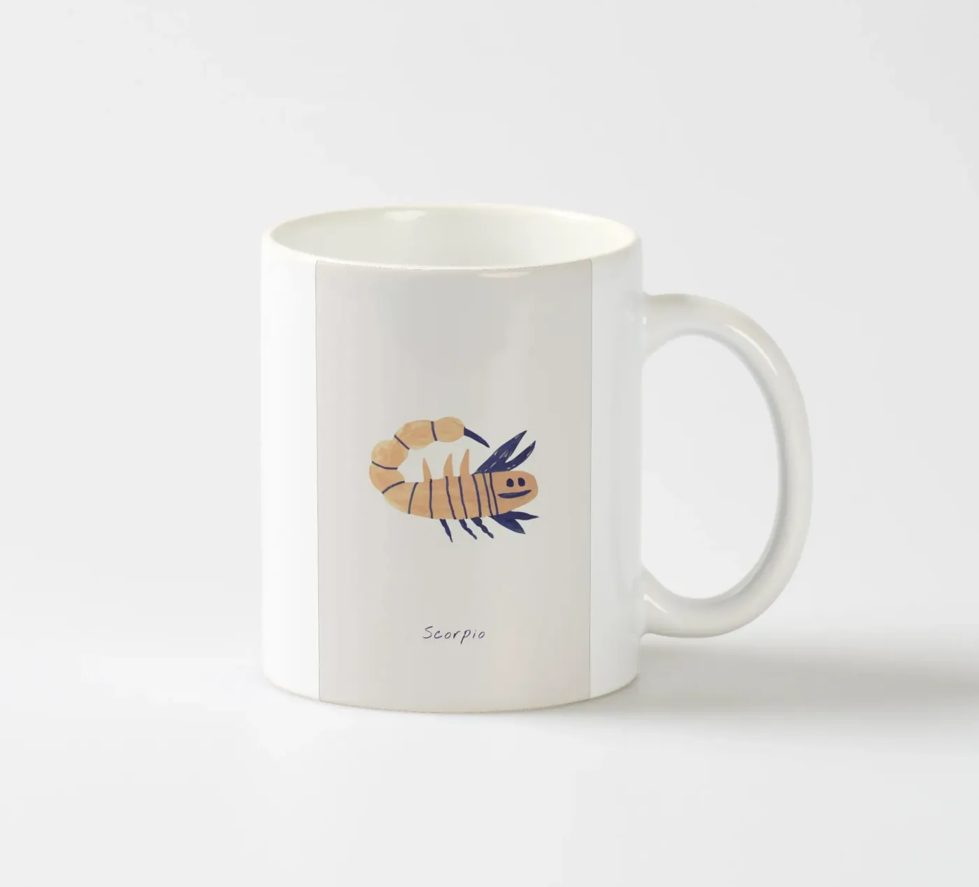 Scorpio ceramic mug by Little Flourishes