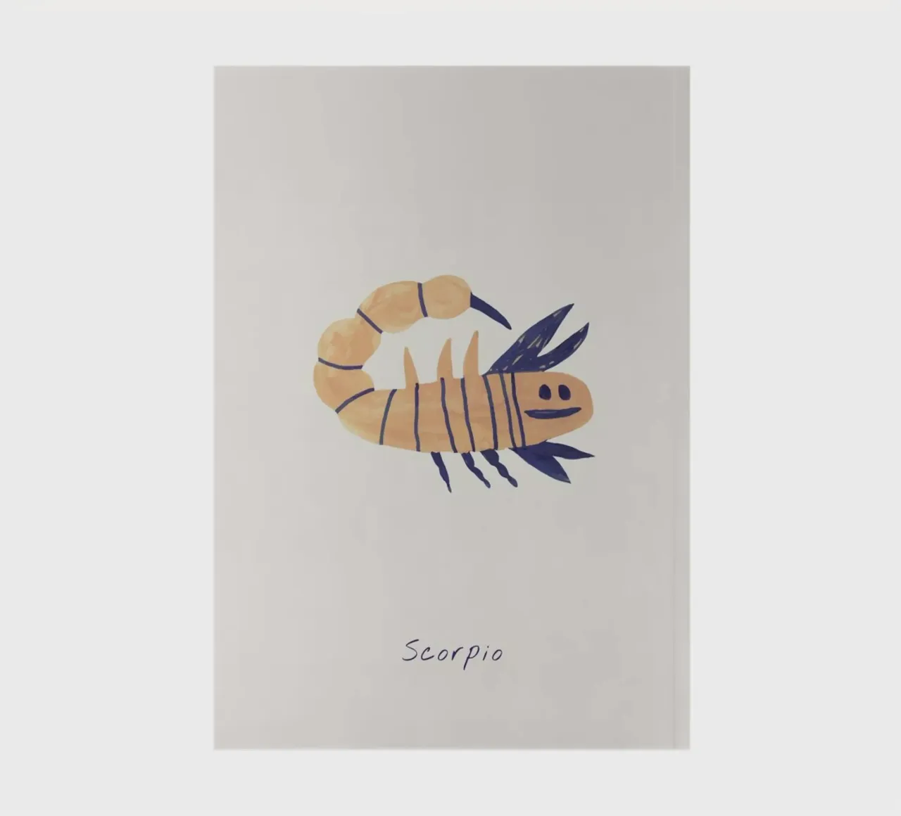 Scorpio notebook by Little Flourishes