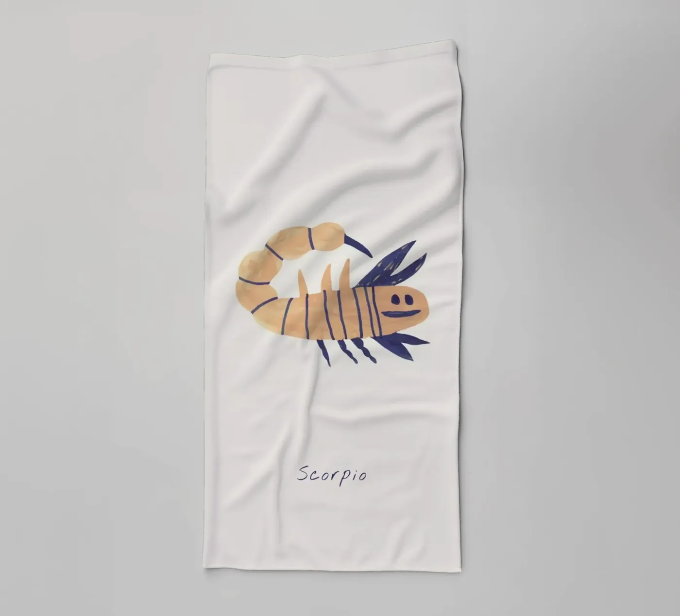 Scorpio towel by Little Flourishes