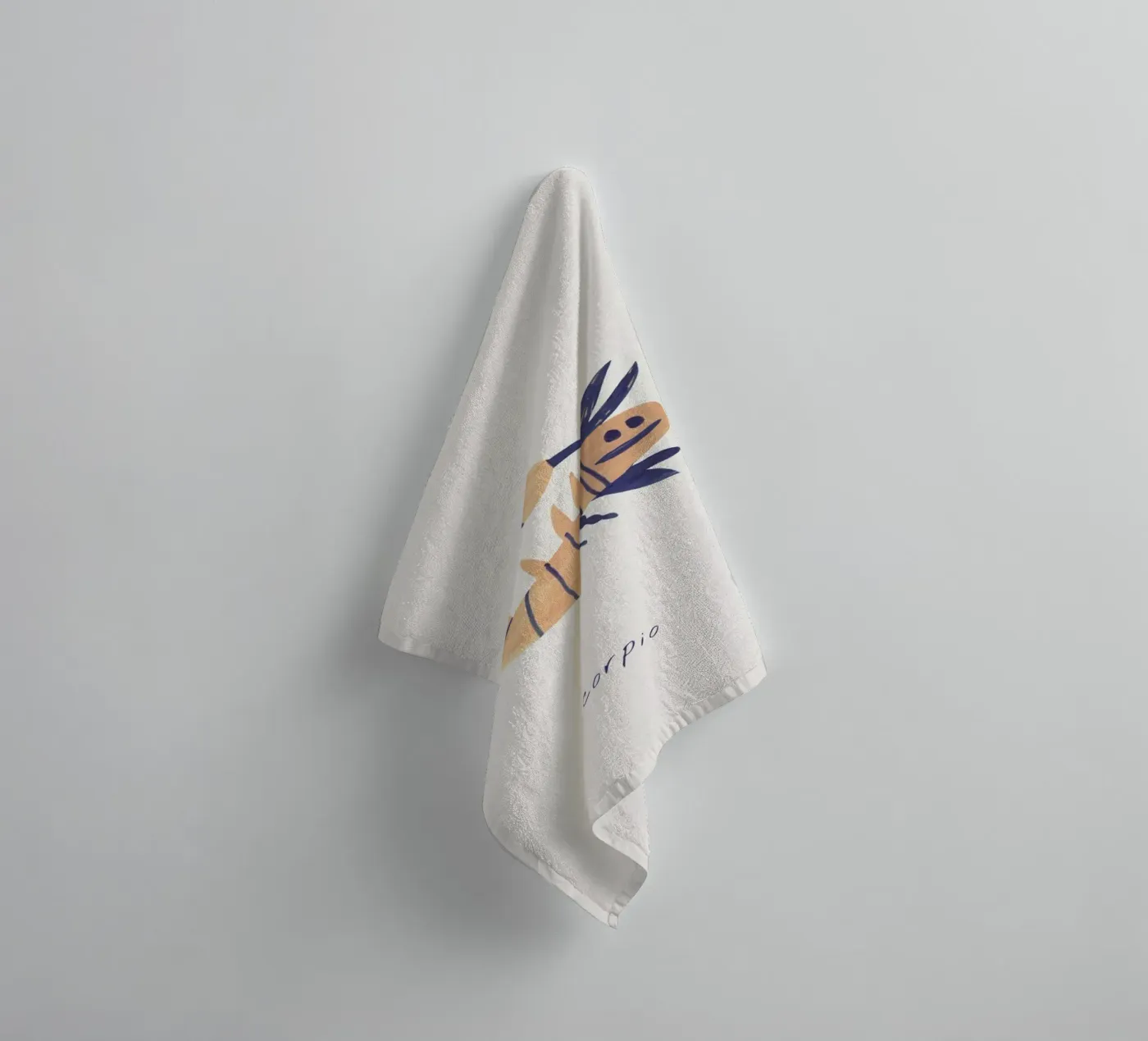 Scorpio towel by Little Flourishes