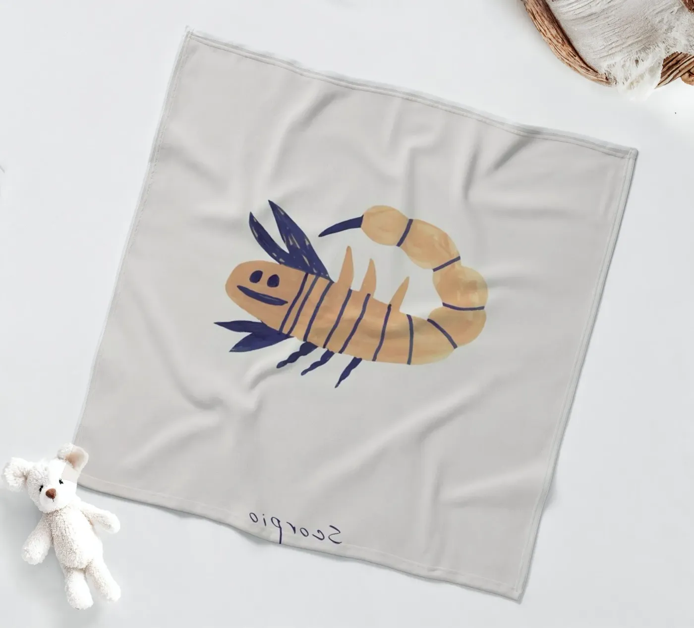 Scorpio Fleecedecke von Little Flourishes