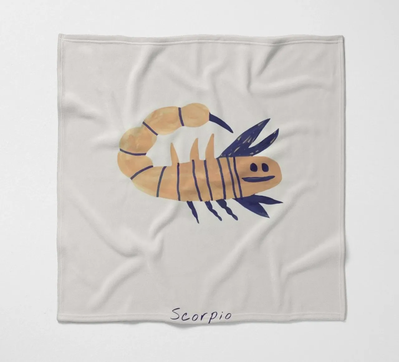 Scorpio coperta in pile da Little Flourishes