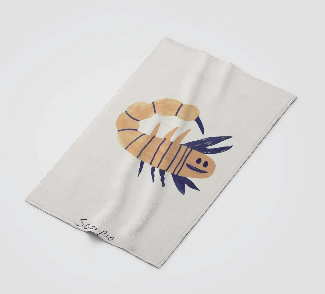 Scorpio coperta in pile da Little Flourishes